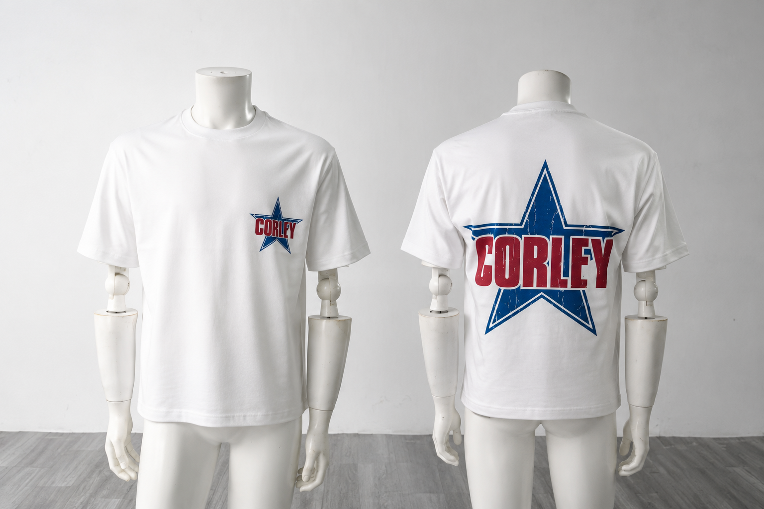 American Tee de Corley, delantero y espalda con la estrella